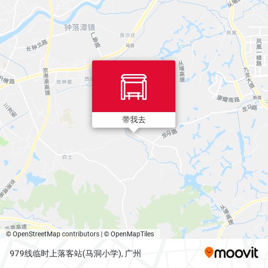 979线临时上落客站(马洞小学)地图
