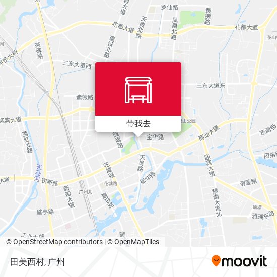 田美西村地图