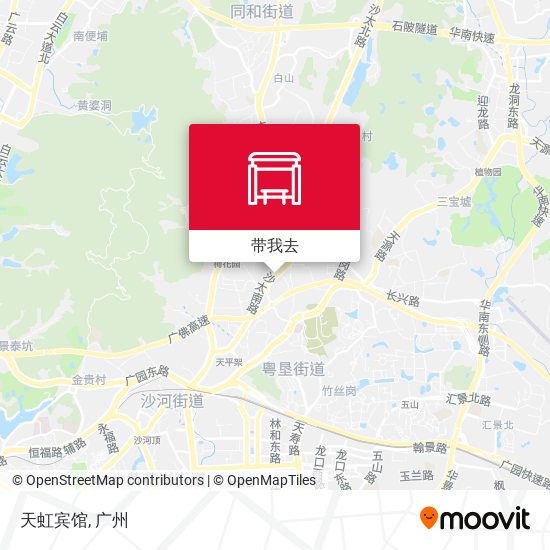 天虹宾馆地图