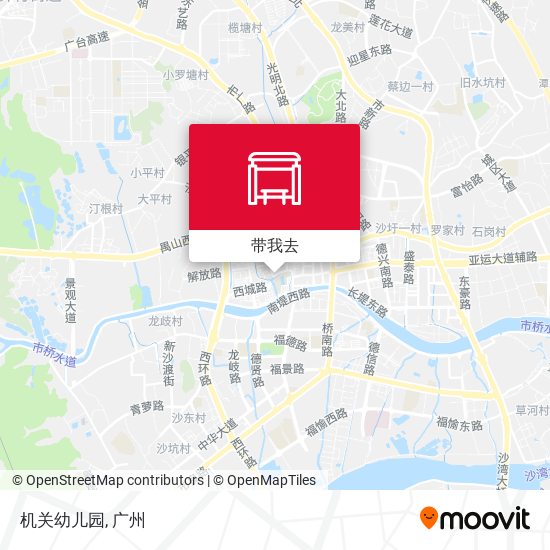 机关幼儿园地图