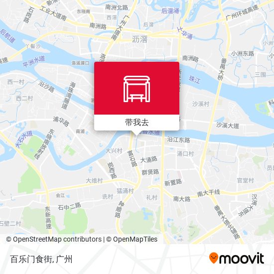 百乐门食街地图