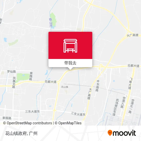 花山镇政府地图