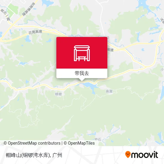 帽峰山(铜锣湾水库)地图