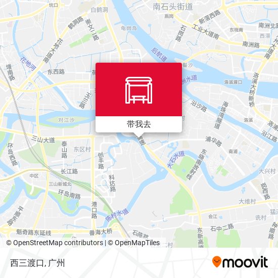 西三渡口地图
