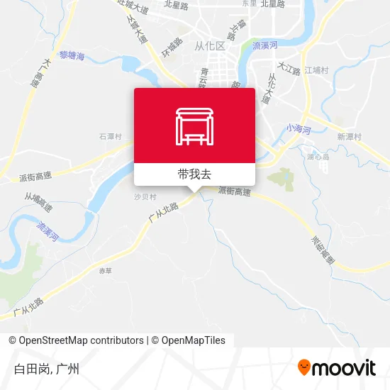 白田岗地图