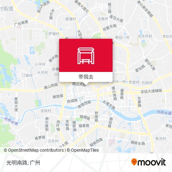 光明南路地图