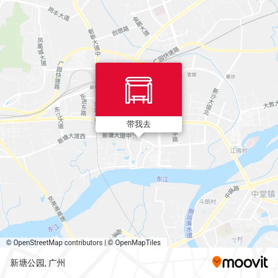 新塘公园地图