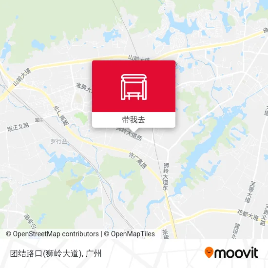 团结路口(狮岭大道)地图