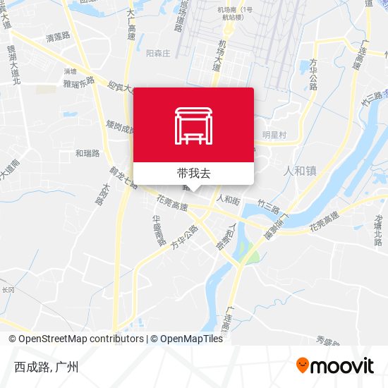 西成路地图
