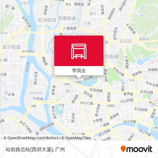 站前路总站(西郊大厦)地图