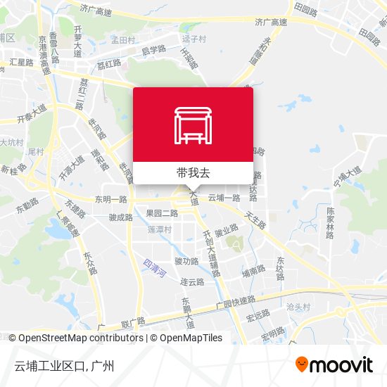 云埔工业区口地图