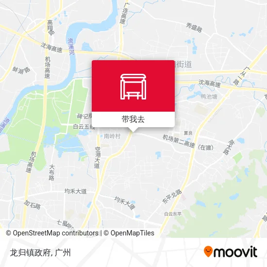 龙归镇政府地图