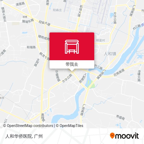 人和华侨医院地图