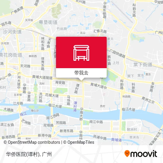 华侨医院(谭村)地图