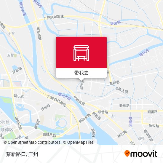 蔡新路口地图