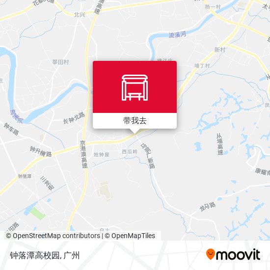 钟落潭高校园地图
