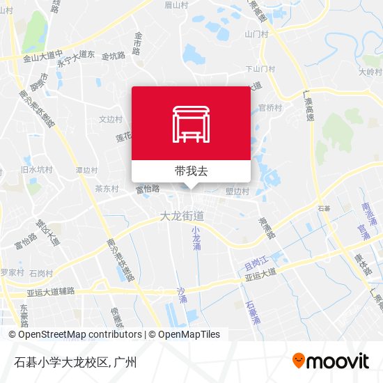 石碁小学大龙校区地图