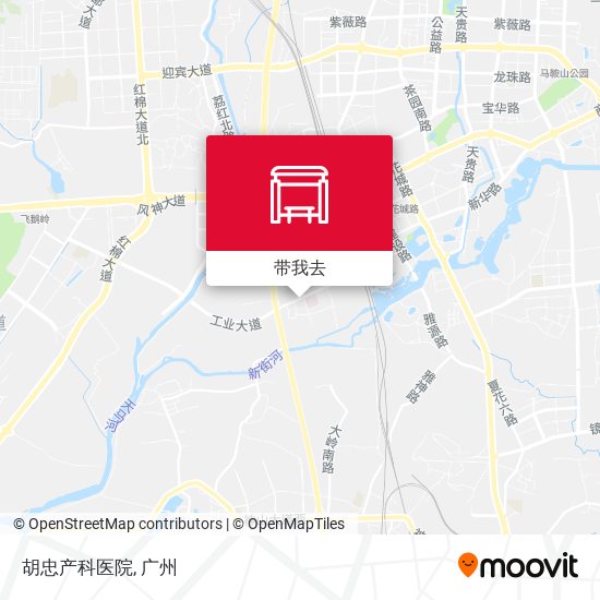 胡忠产科医院地图