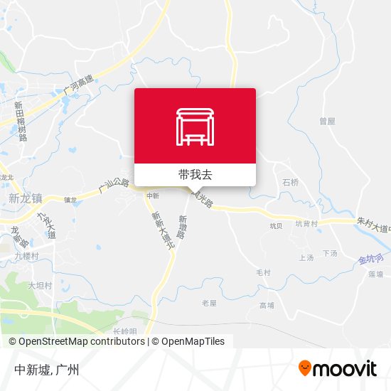 中新墟地图