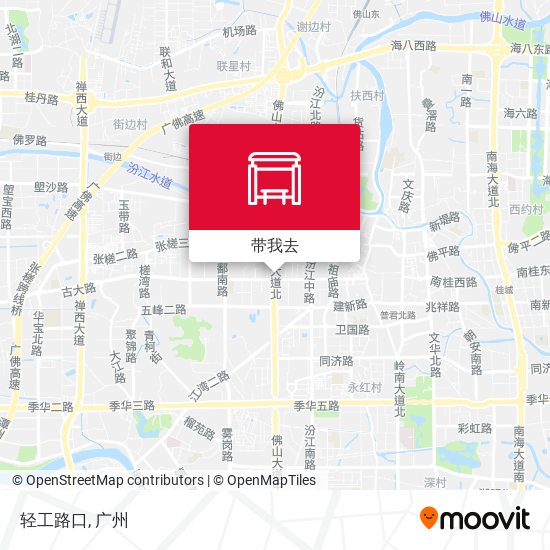 轻工路口地图