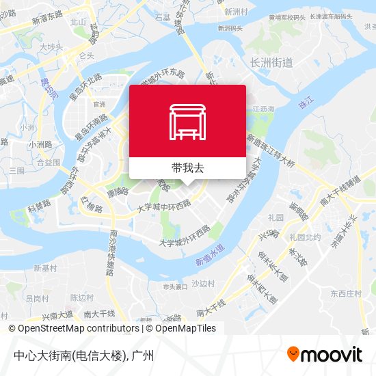 中心大街南(电信大楼)地图