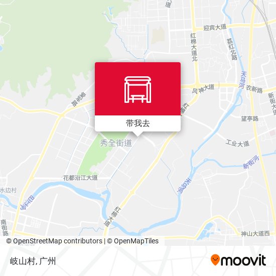 岐山村地图