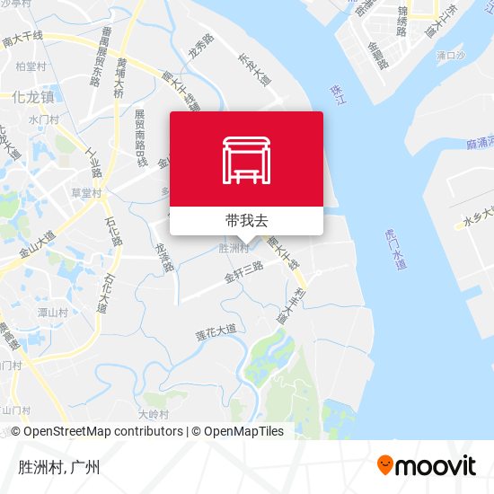 胜洲村地图