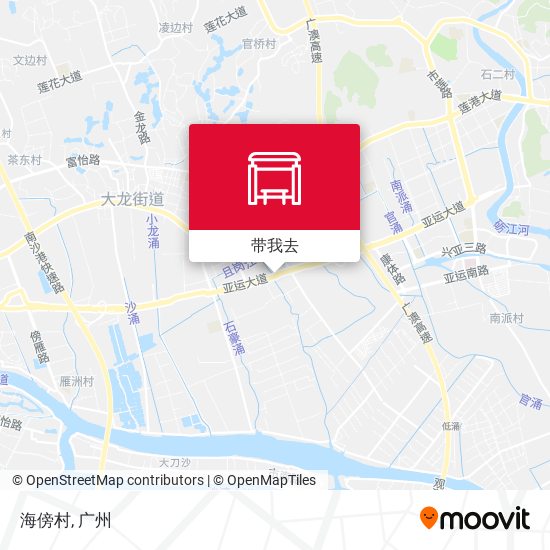 海傍村地图