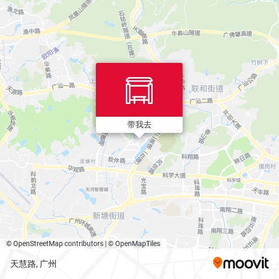 天慧路地图