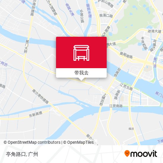 亭角路口地图
