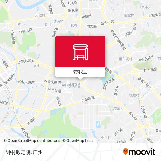 钟村敬老院地图