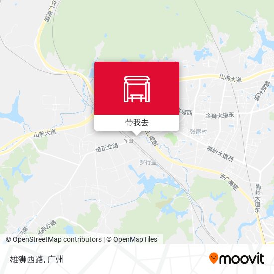 雄狮西路地图