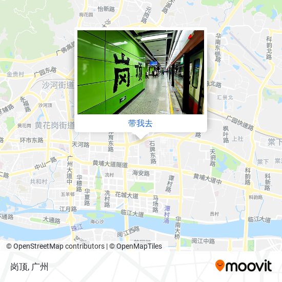 岗顶地图