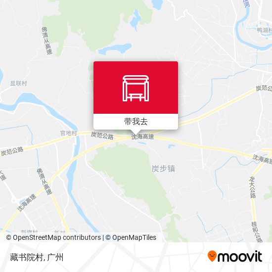 藏书院村地图