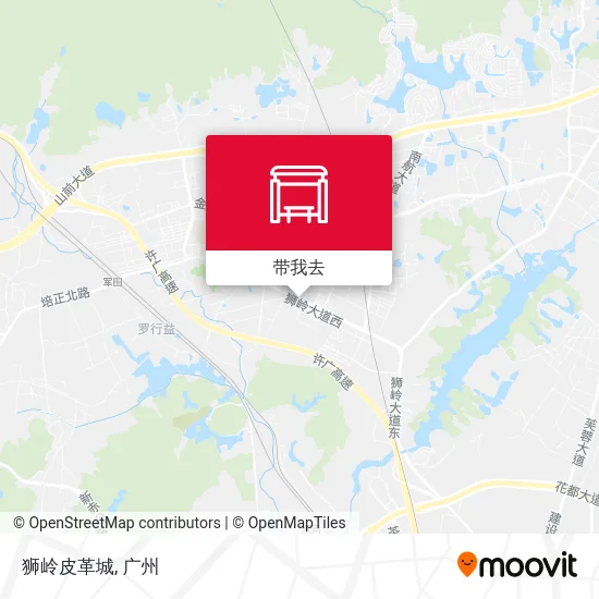 狮岭皮革城地图