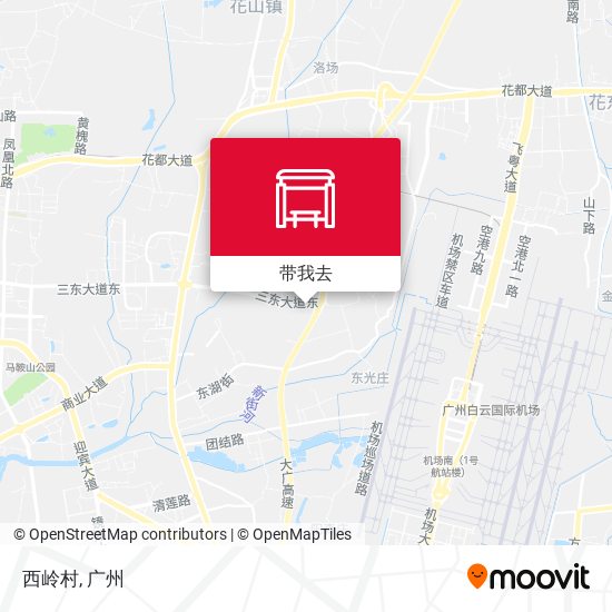 西岭村地图