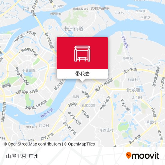 山屋里村地图