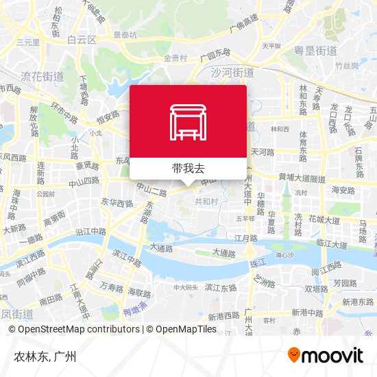 农林东地图