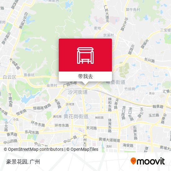 豪景花园地图