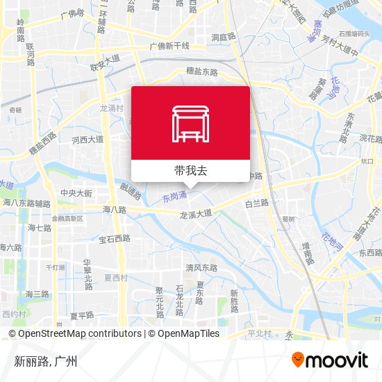 新丽路地图