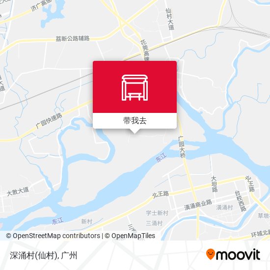 深涌村(仙村)地图