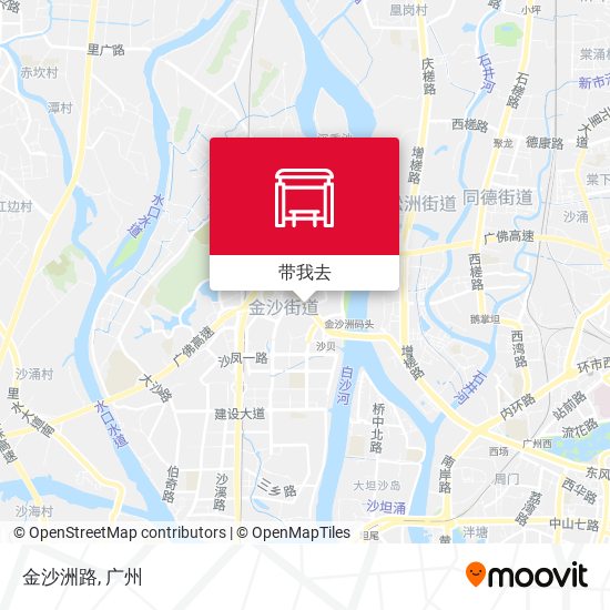 金沙洲路地图