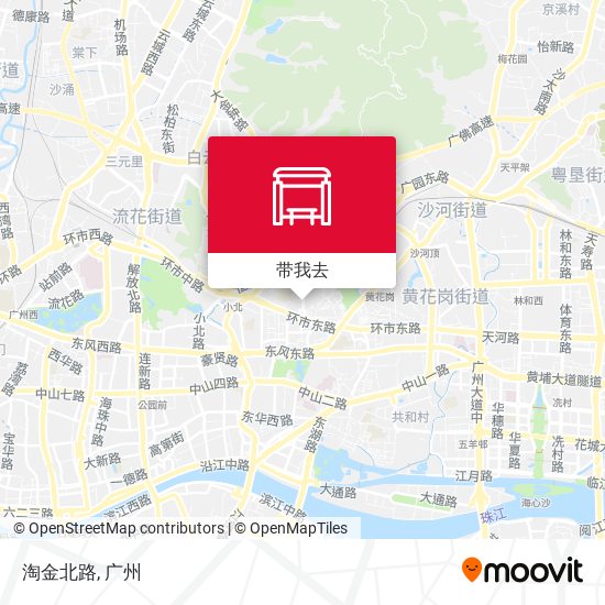 淘金北路地图