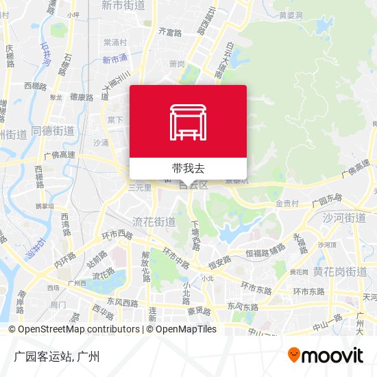 广园客运站地图