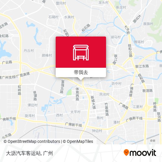 大沥汽车客运站地图