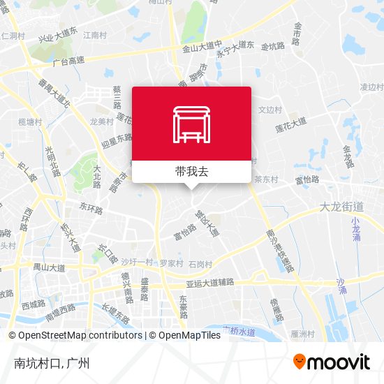 南坑村口地图