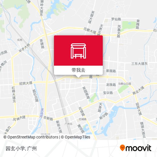 园玄小学地图