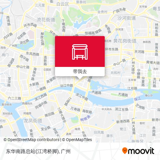 东华南路总站(江湾桥脚)地图