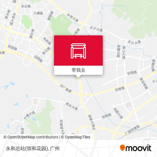 永和总站(崇和花园)地图