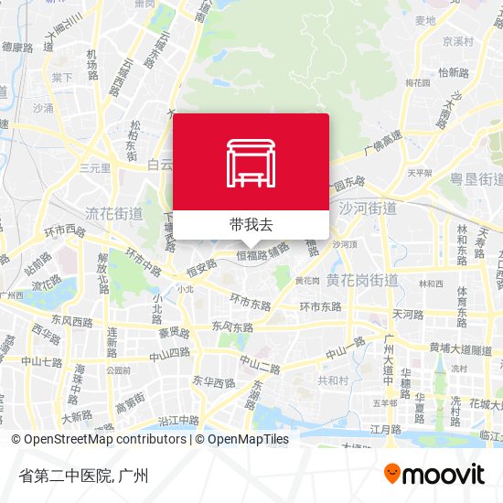 省第二中医院地图